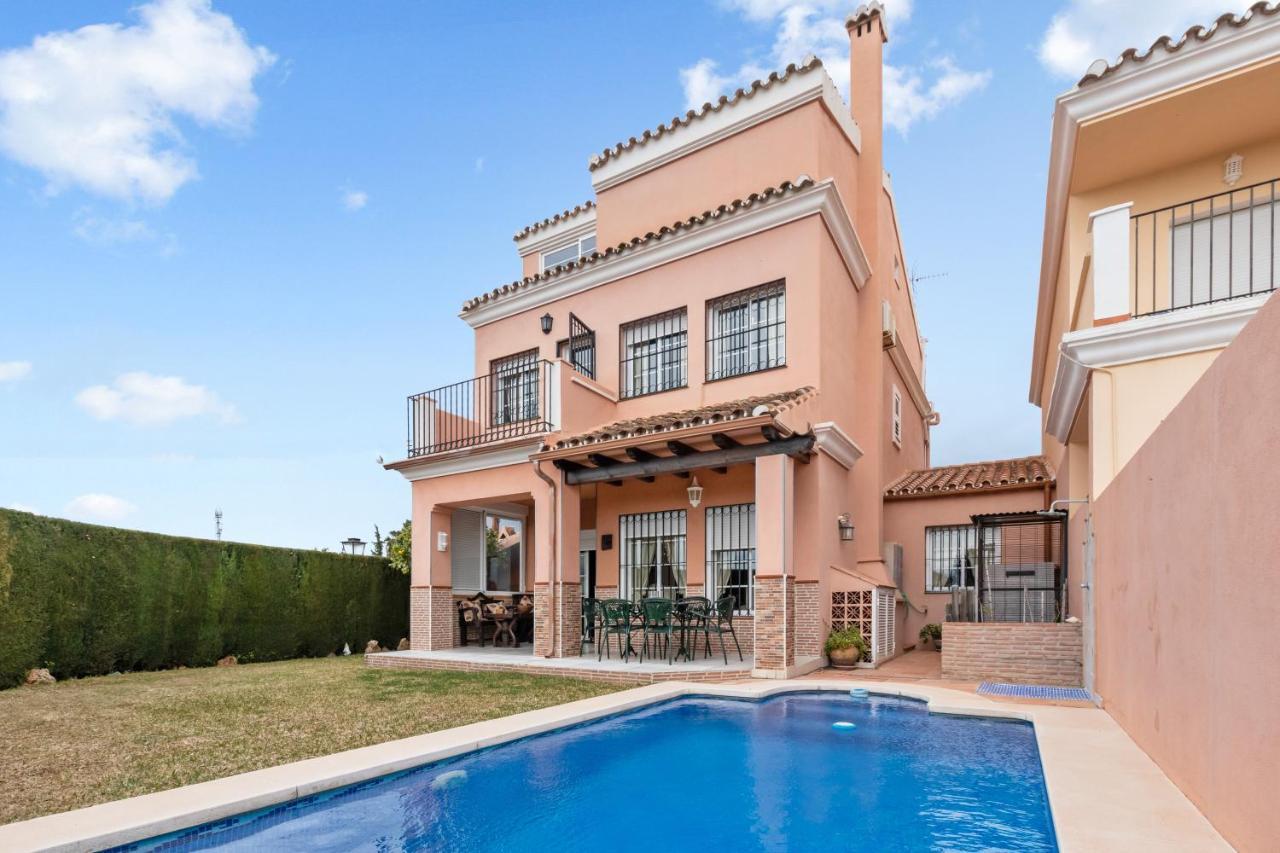 Villa Estilo Mediterranea Con Piscina, Jardin, Bbq Y Jacuzzi - Villa Bel Air Real Estepona Extérieur photo